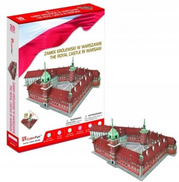 Ozdoby Do Pokoje Hračka Puzzle 3D Královský hrad ve Varšavě Puzle