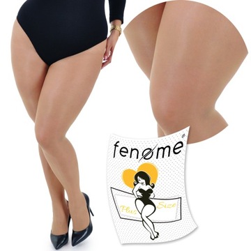 Rajstopy Plus Size 15den Matowe Naturalne Duży Klin Produkt Polski Fenome