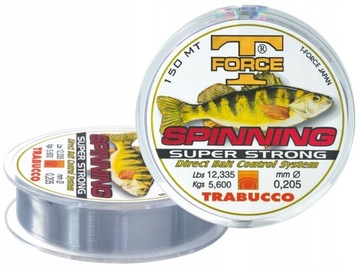 Żyłka Trabucco T-FORCE SPINNING PERCH 0,16 mm 150 m na okonia niewidoczna