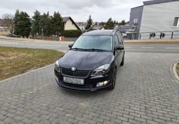 Skoda Roomster Mikrovan Facelifting 1.2 TSI 85KM 2014 Skoda Roomster Noire Black Edition Czujniki Parkowania Grzane Fotele 1.2, zdjęcie 2