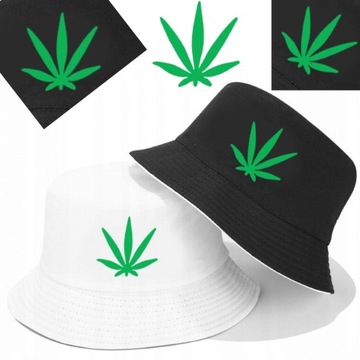 KAPELUSZ BAWEŁNIANY BUCKET HAT CZAPKA BAWEŁNIANA RYBACZKA DWUSTRONNY 2w1