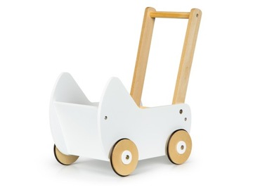 Деревянная кукольная коляска, толкатель, ходунки ECOTOYS