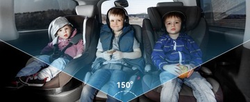 КАМЕРА-НЯНЯ-ЗЕРКАЛО ДЛЯ НАБЛЮДЕНИЯ ЗА РЕБЕНКОМ В МАШИНЕ НОЧНОГО ВИДЕНИЯ
