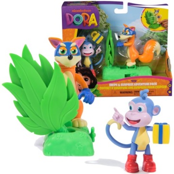 DORA пізнає світ набір SWIPE & SURPRISE 2 фігурки грабіжник і BUTEK +