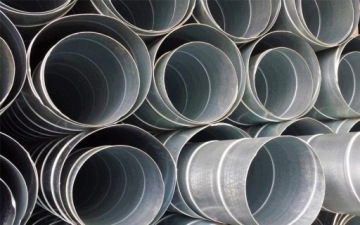 ВЕНТИЛЯЦИОННЫЙ КАНАЛ - ТРУБА SPIRO - ОЦИНКОВАННАЯ fi 125 3м