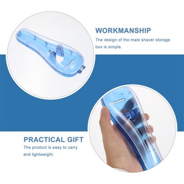 Дорожный футляр для ручной бритвы, пластиковый органайзер, безопасность