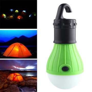 Lampa do namiotu biwaku do zawieszenie zielona