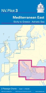 NV Pilot3 Mediterranean East mapa pilotowa