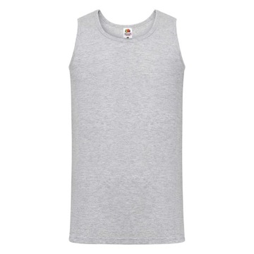 KOSZULKA NA RAMIĄCZKACH MĘSKA TANK TOP FRUIT OF THE LOOM szary melanż 3XL