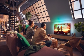 Светодиодный телевизор Philips 4K с подсветкой Ambilight 65 дюймов 65PUS8118