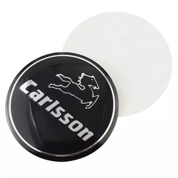 LOGO Emblemat na dekielki kapsle CARLSSON 56mm 3D