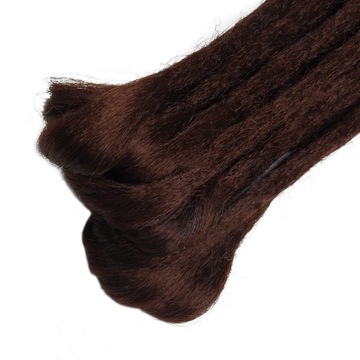 Синтетические дреды с двойными прядями волос Dsoar, 50 см, привезены из Польши.
