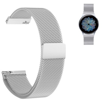 BRANSOLETA PASEK DO ZEGARKA SMARTWATCH 20MM +2 TELESKOPY KOLORY NA MAGNES