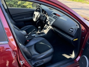 Mazda 6 II Sedan 2.5 MZR 170KM 2008 Mazda 6 2.5 benz Zarejestrowany Mały przebieg LPG, zdjęcie 6
