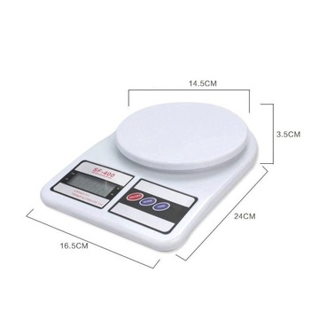 Wyświetlacz LCD Cyfrowa waga kuchenna Gram-Uncja