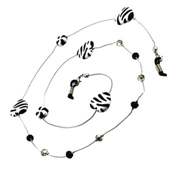 Fashionable Eyeglass Chain Metal Eyeglass Band Decorated With Beads Glasses