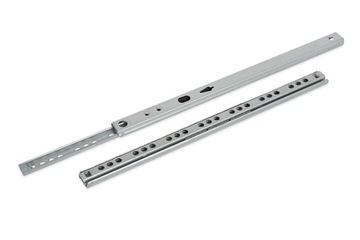 2x PROWADNICA KULKOWA DO SZUFLAD PROWADNICA MEBLOWA L-310mm H-17mm