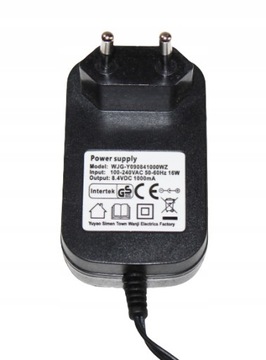ZASILACZ ŁADOWARKA 8.4V 1A 8.4W WJG 5.5/2.1