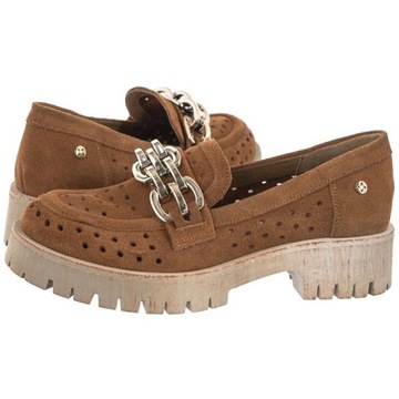 Buty Mokasyny Damskie Maciejka Rude 06004-29