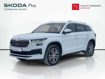 Skoda Kodiaq I SUV Facelifting 2.0 TDI SCR 200KM 2022 Skoda Kodiaq 2.0TDI 200KM LK 4x4 7os. DSG SerwisASO Acc Vavi Matrix Hak FV