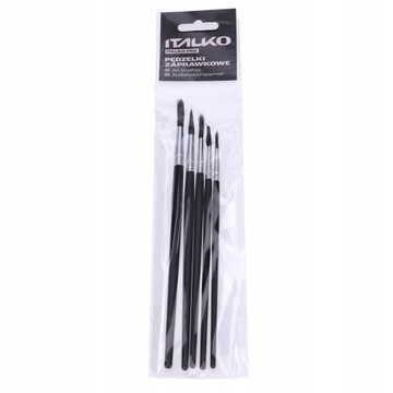 ITALKO BRUSHES НАБОР КИСТЕЙ ДЛЯ РЕТУШИ ИЗ 5 ШТ.