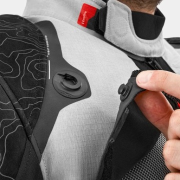 Текстильная мотокуртка SHIMA TRACKER LIGHT GREY серая БЕСПЛАТНО