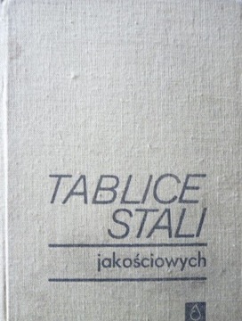 Tablice stali jakościowych J.Famuła.S.Mrowiec