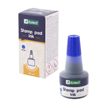 TUSZ DO STEMPLI PIECZĄTEK 30ML NIEBIESKI D.RECT