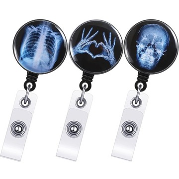 Breloki na klucze Identyfikatory Radiologia 3 szt