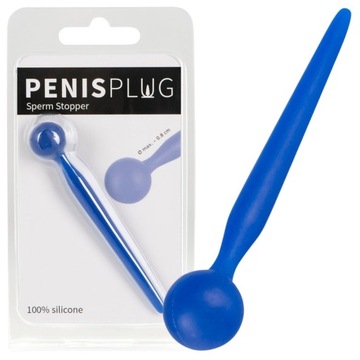 Niebieski dilator do cewki moczowej - stymulująca, BDSM, Penis Plug