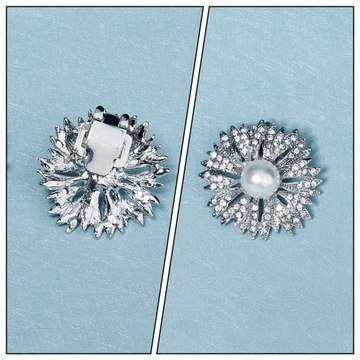 Зажимы для обуви Туфли Жемчужные туфли Цветочный декор