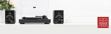 Gramofon AUDIZIO HQ z wkładką AUDIO TECHNICA+WINYL