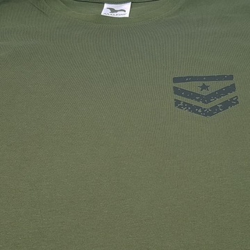 Koszulka męska zestaw 3pak T-shirt komplet kolory militarne stonowane 3szt.