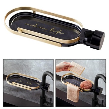 Стойка для сливного крана, держатель губки для кухонного крана