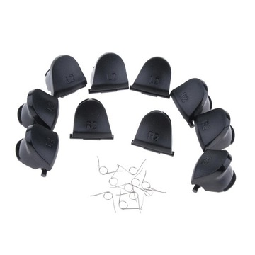 Пружинная кнопка MagiDeal 5 пар L2 R2 для 4 контроллеров PS4