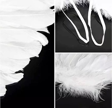 КОСТЮМ АНГЕЛА ANGEL NATIVE HALO БОЛЬШОЙ КОМПЛЕКТ 5в1 ЮБКА С КРЫЛЬЯМИ