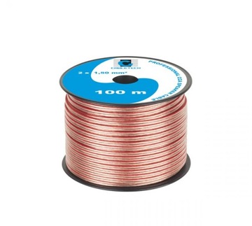 NOWY BARDZO DOBRY Kabel głośnikowy CCA 2.5mm 1metr