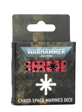 CHAOS SPACE MARINES Dice - kości Pre-order New