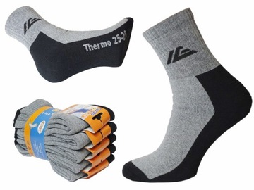 5x носков THERMOFROTTE, плотные хлопковые термомахровые носки, 5 пар, размер 45-47