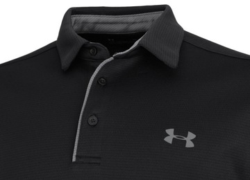 Under Armour Polo UA Tech 1290140 Czarny Loose Fit