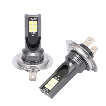ŻARÓWKI LED H7 600% MOCNE DOPASOWANE 1 DO 1