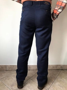 Ralph Lauren nowe spodnie męskie 62%Len M 31/32