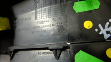 PEUGEOT 508 II POUZDRO KRYT ZRCÁTKO 9813512880