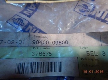 90400G9800 PANT NISSAN ORIGINÁLNÍ NOVÝ ASO