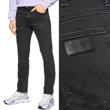 ДЖИНСЫ Wrangler GREENSBORO Black Crow СЕРЫЕ W50 L34