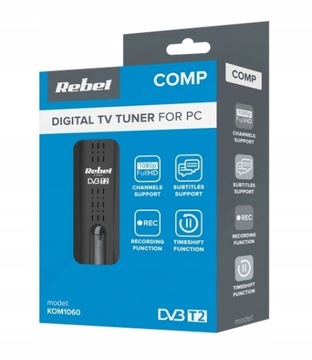 TUNER USB DVB-T2 FHD LAPTOP KOMPUTER + ANTENA