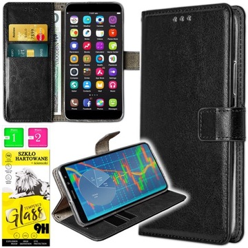 Etui Portfel Case MAGNES KOLORY OBUDOWA + SZKŁO 9H do Motorola Edge 40 Neo