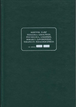 Dziennik Zajęć Pedagoga Szkol. -Psych. MEN- I/10T