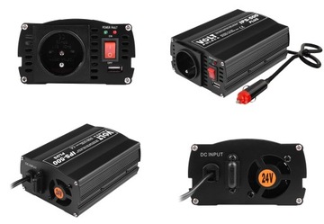 АВТОМОБИЛЬНЫЙ КОНВЕРТЕР TIR 24В 230В 300Вт 500Вт VOLT POLSKA TIR + USB