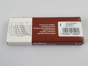 ПРЕДОХРАНИТЕЛЬНАЯ ВСТАВКА LEGRAND 500В 6А AM 10,3x38